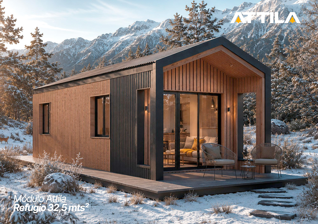 Modulo Attila Refugio 32,5 m2