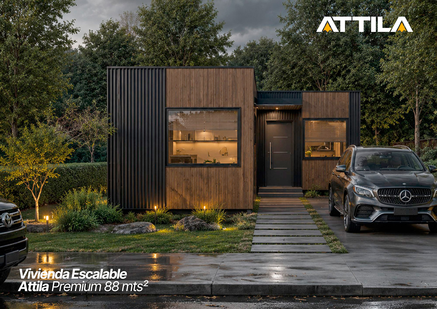 Vivienda Escalable Attila Premium 88 m2